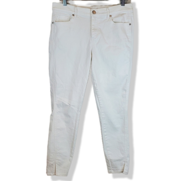 Jeans Stretch Blanc Silver Crush - Taille M (taille 25-26), Coupe Skinny, Neuf